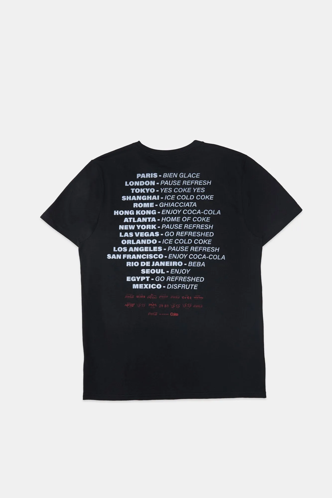 Coca-Cola Word Tour Graphic Tee sold by Bluenotes