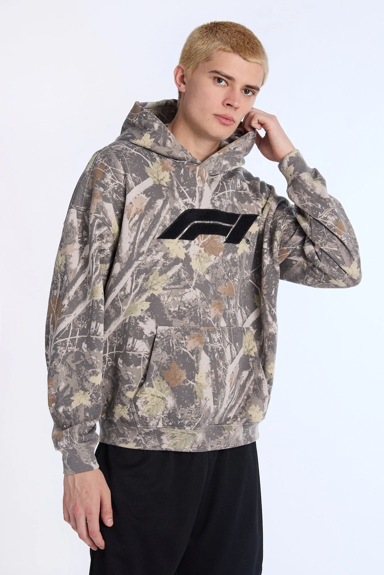 Formula 1 Graphic Tree Camouflage Hoodie sold by Bluenotes