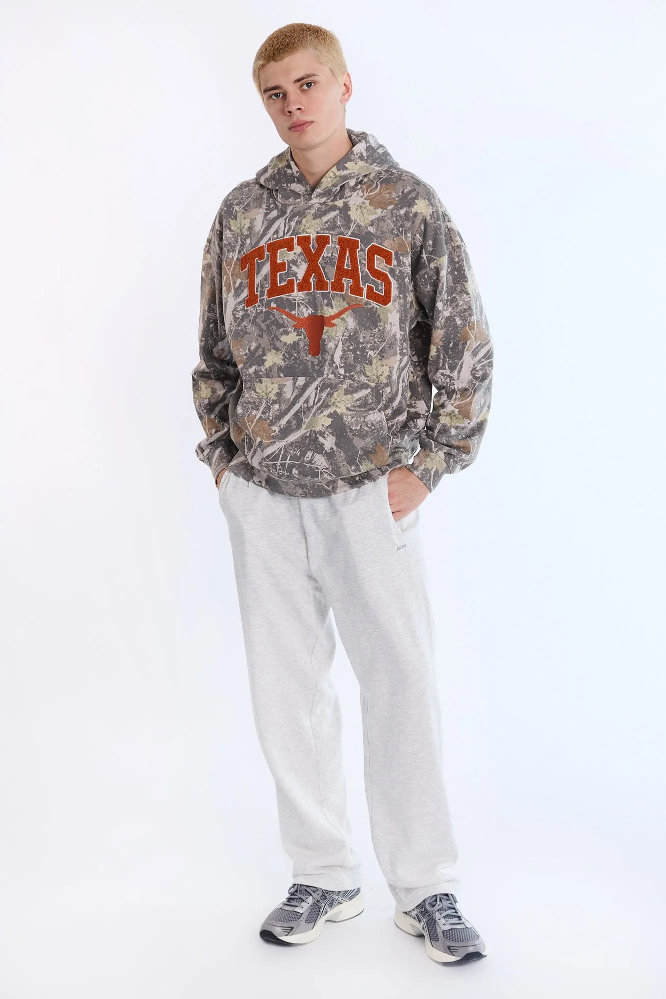 Texas Longhorns Graphic Tree Camouflage Hoodie sold by Bluenotes product image thumbnail 4