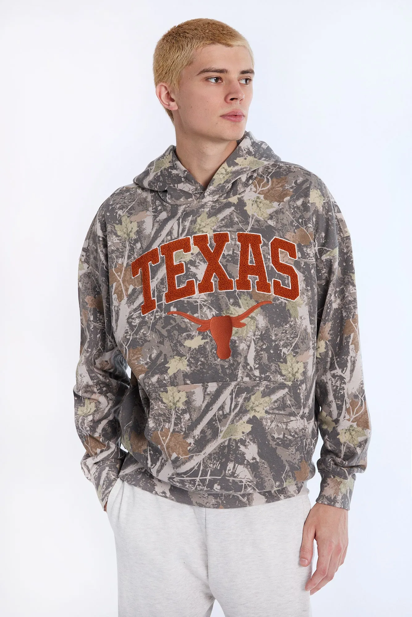 Texas Longhorns Graphic Tree Camouflage Hoodie sold by Bluenotes