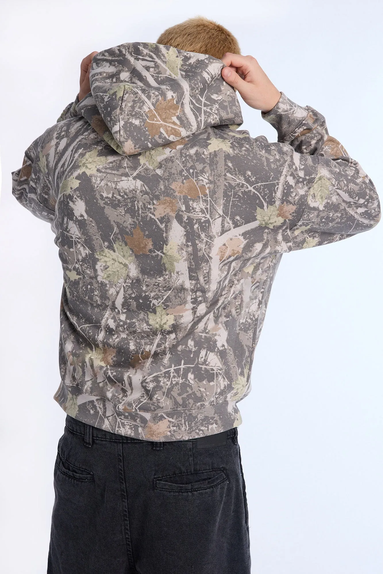 Michigan M Graphic Tree Camouflage Hoodie sold by Bluenotes product image thumbnail 3