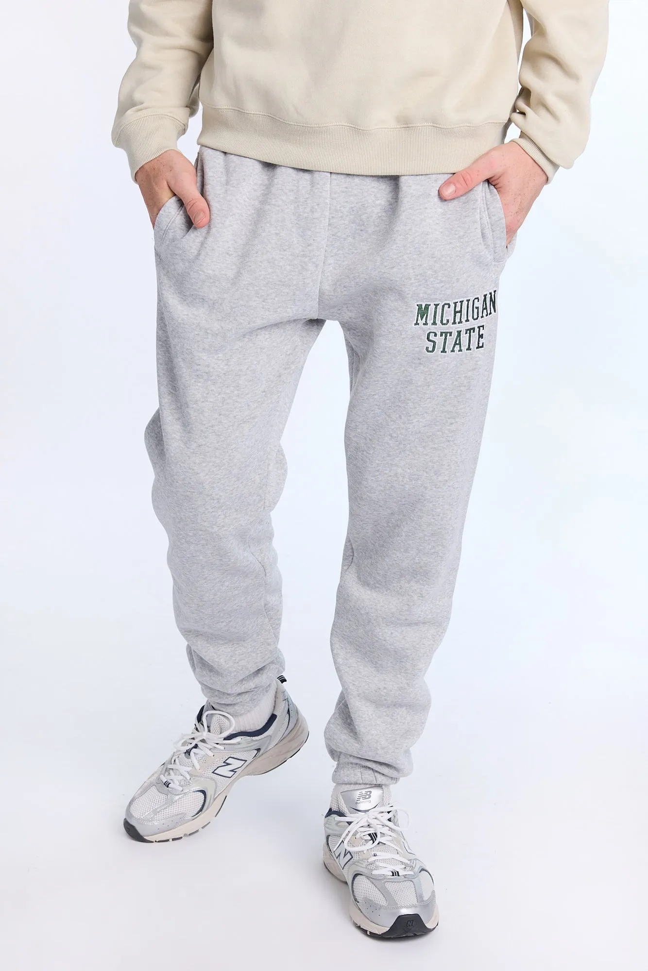 Michigan State Spartans Embroidered Sweatpants sold by Bluenotes