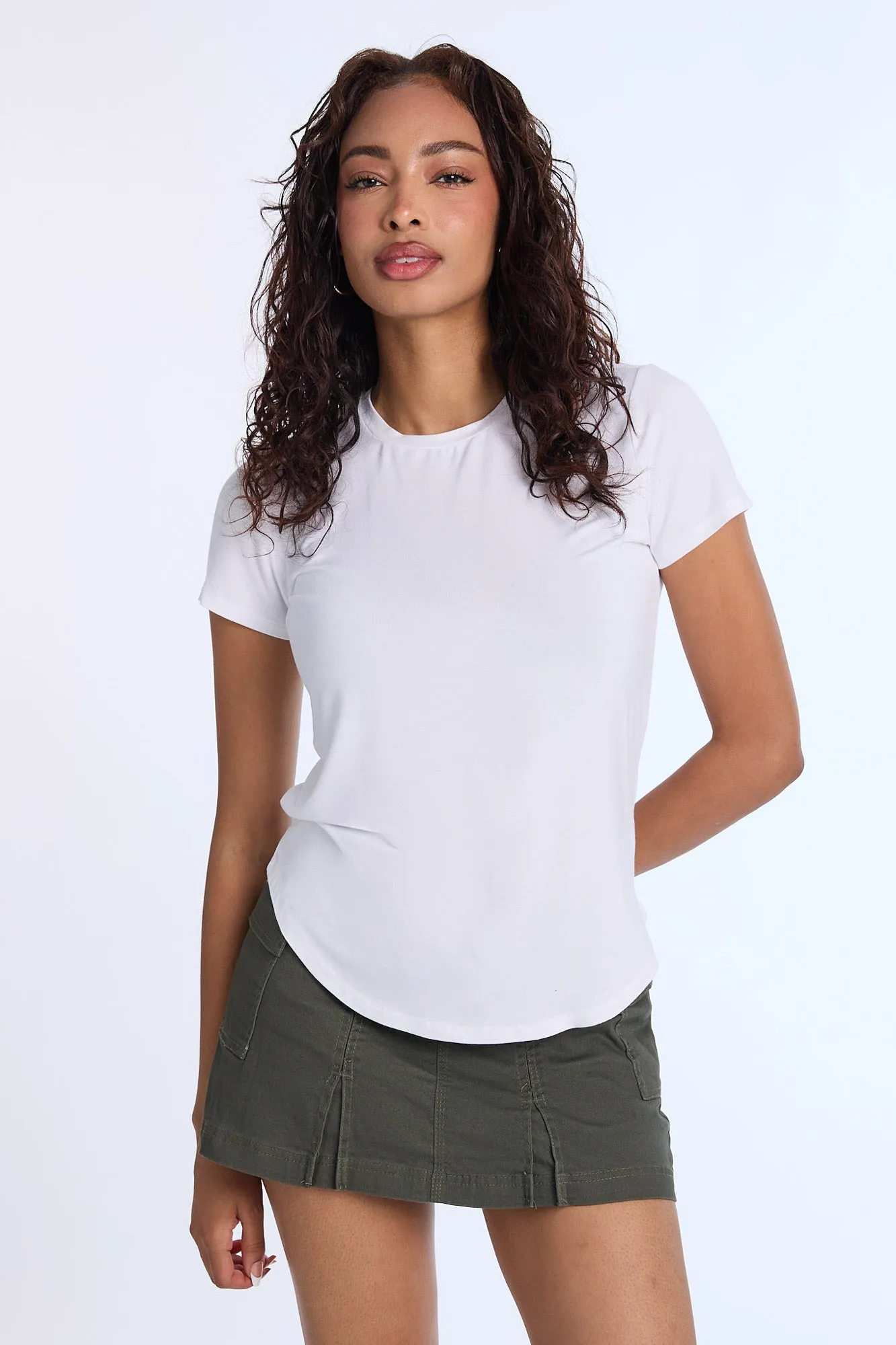 Short Sleeve Crew Neck Relaxed Tee sold by Bluenotes product image thumbnail 5