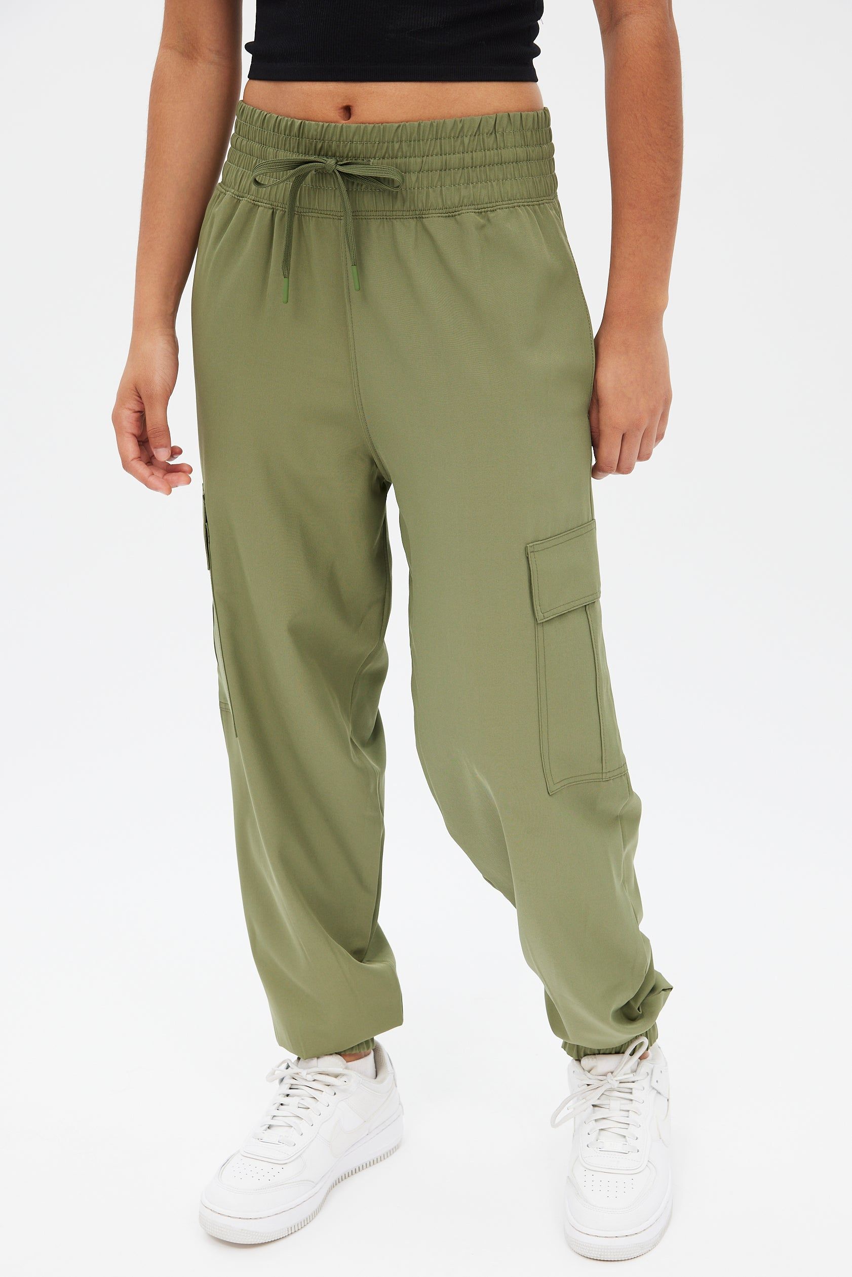 Mid Rise Cargo Parachute Pant sold by Bluenotes
