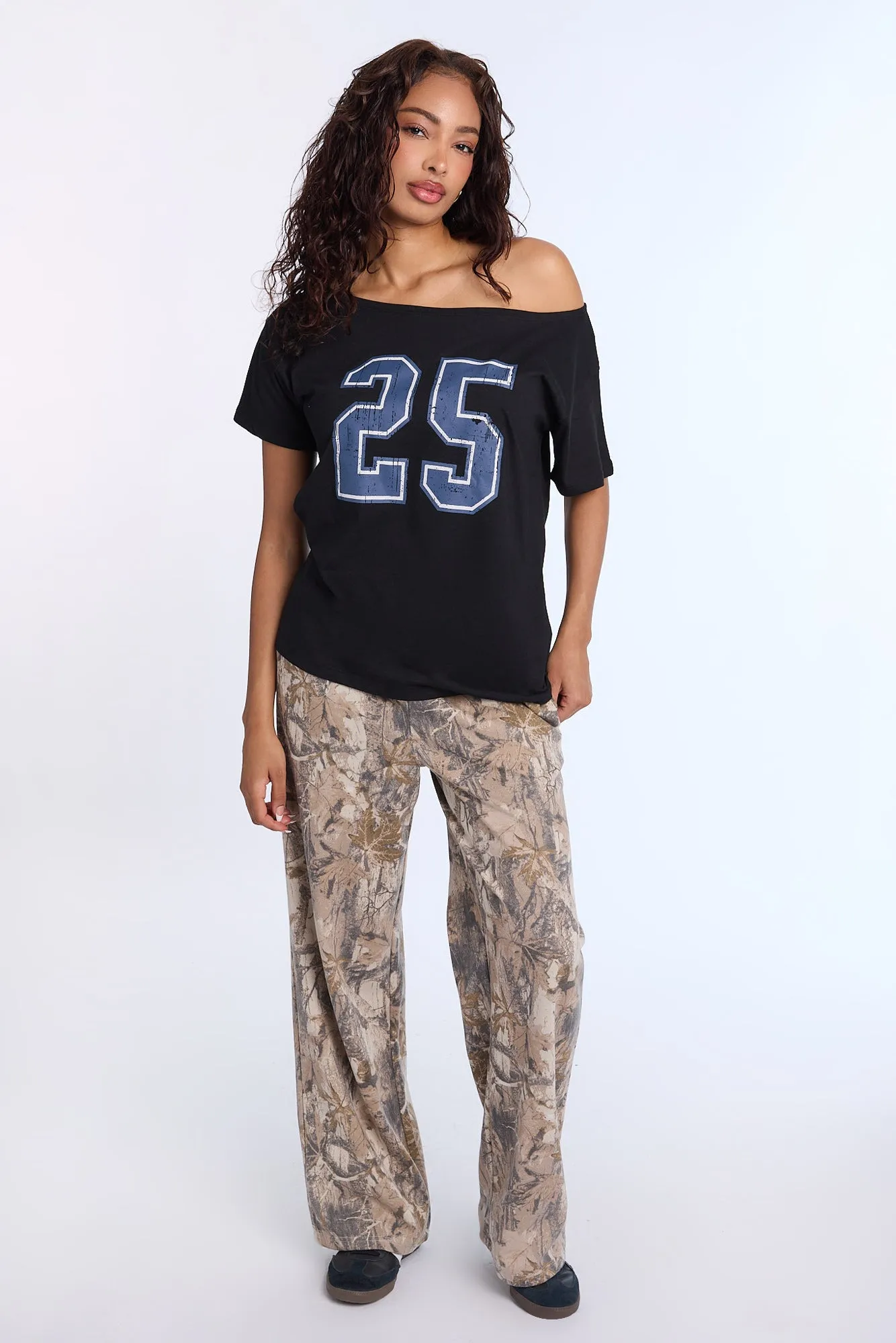 25 Graphic Off-Shoulder Tee sold by Bluenotes product image thumbnail 4