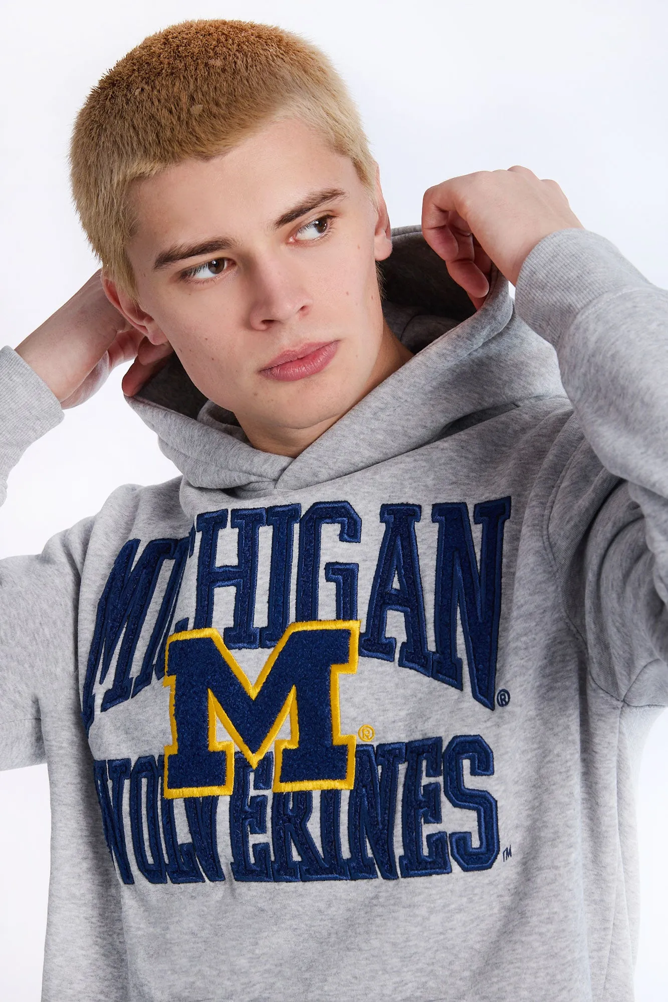 Michigan M Hoodie sold by Bluenotes product image thumbnail 2