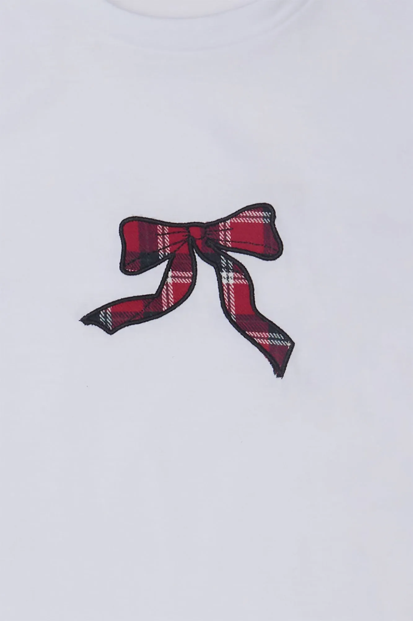 AERO Plaid Bow Graphic Tee sold by Bluenotes product image thumbnail 2
