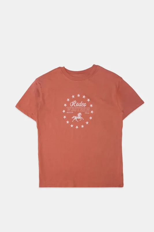 Rodeo Graphic Boyfriend Tee sold by Bluenotes