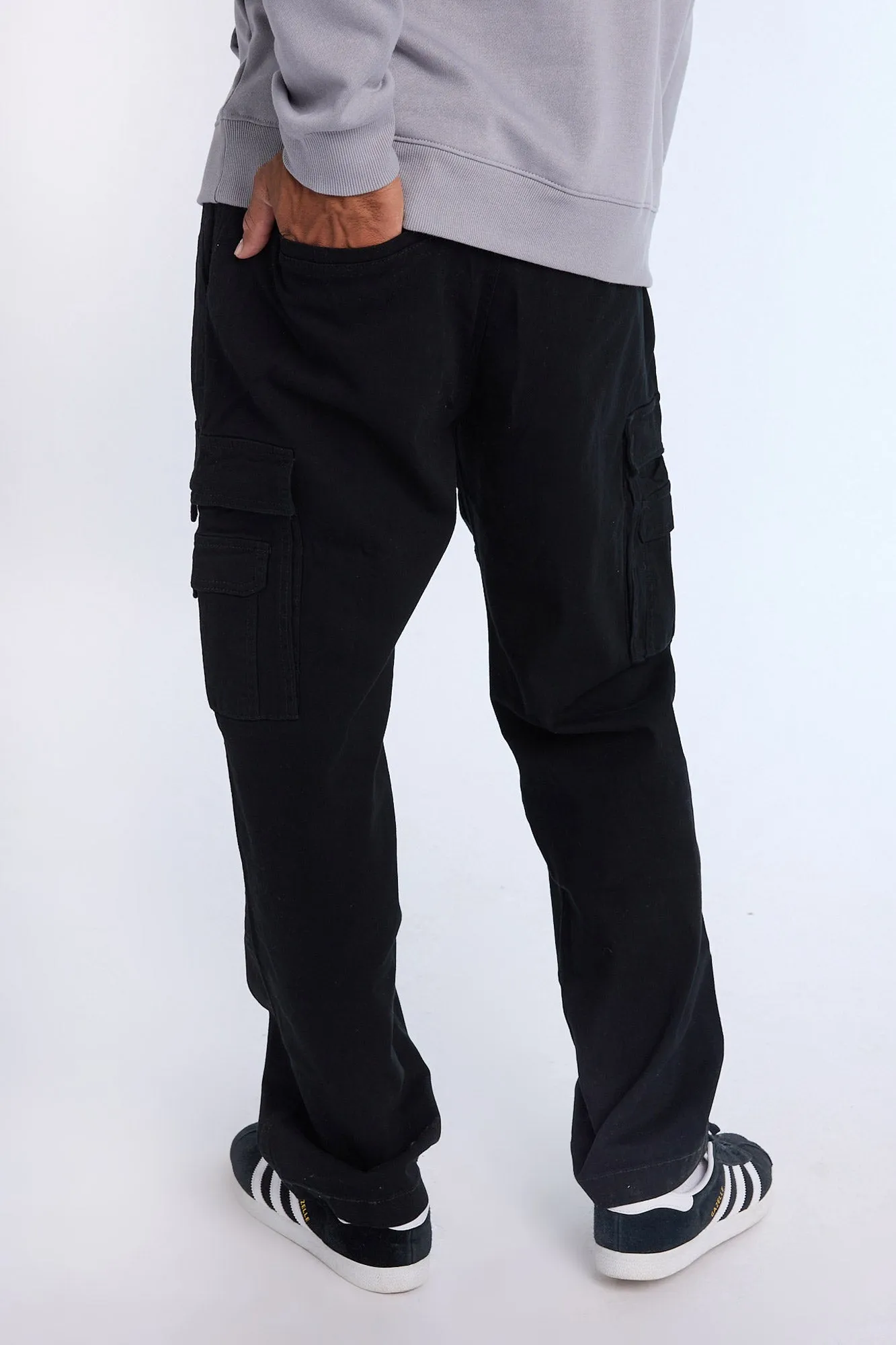 AERO Multi-Pocket Loose Cargo Twill Pants sold by Bluenotes product image thumbnail 4