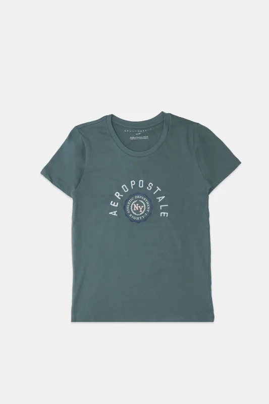 Aéropostale New York Crest Embroidered Graphic Tee sold by Bluenotes