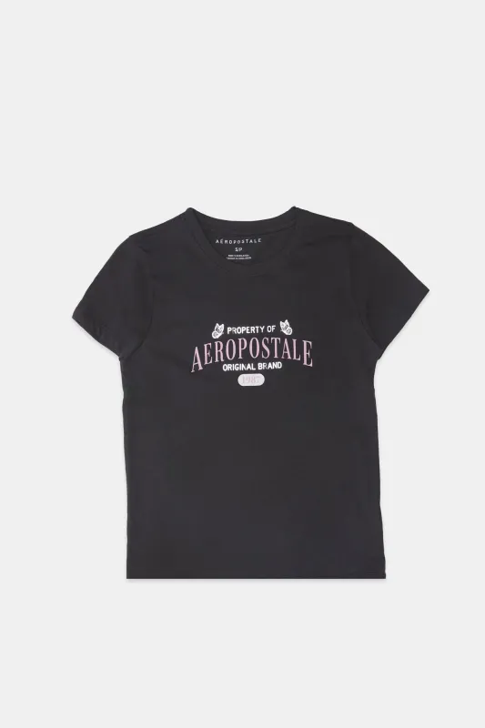 AERO Original Brand Embroidered Graphic Tee sold by Bluenotes