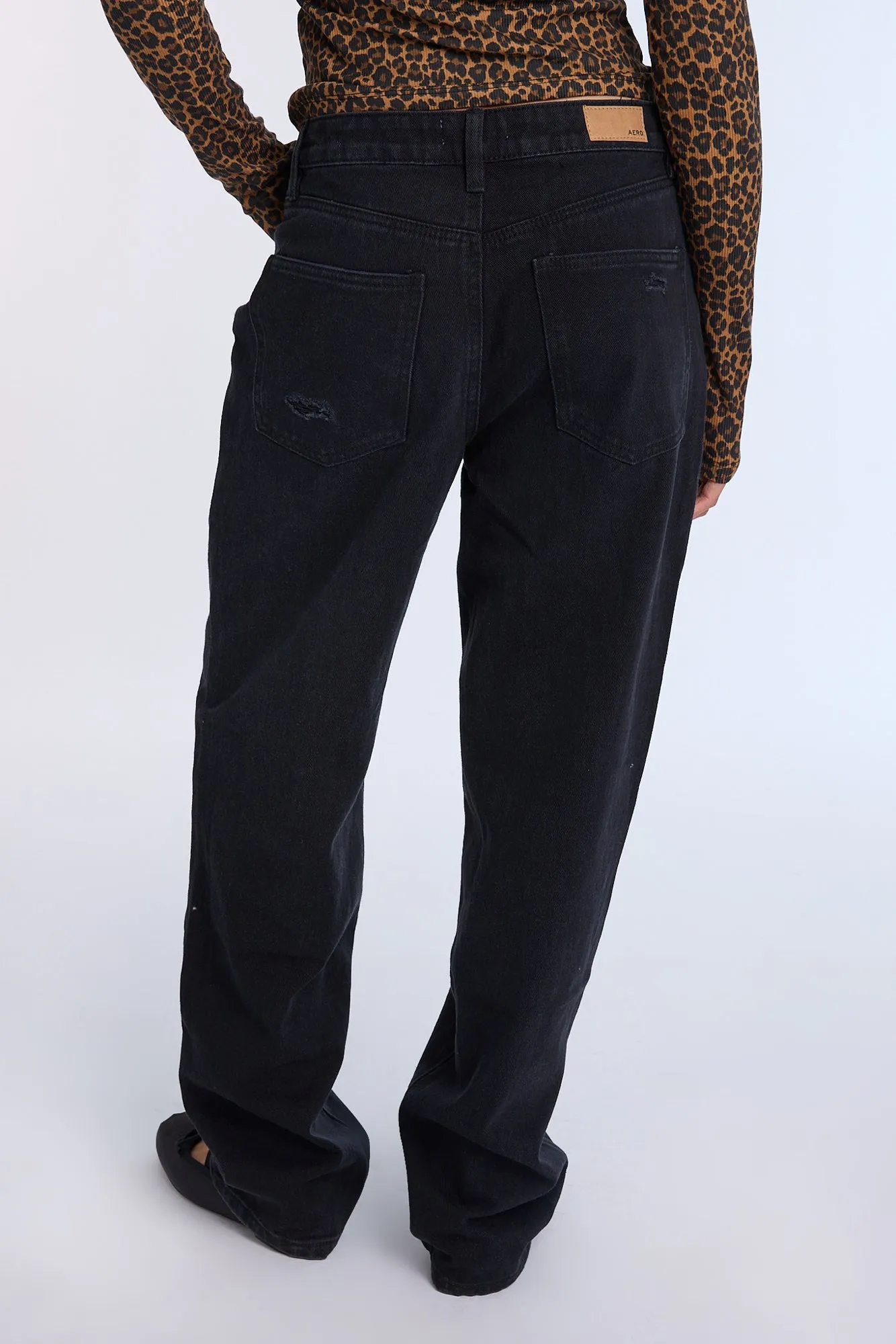 AERO High Rise Baggy Jeans sold by Bluenotes product image thumbnail 3