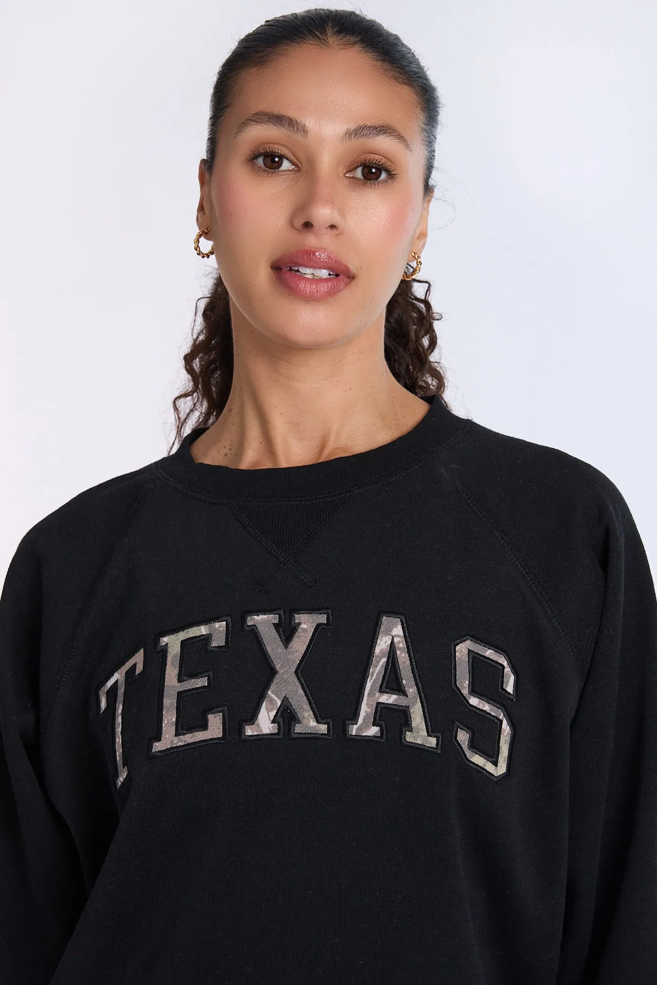 Graphic Raglan Sleeve Crew Neck Sweatshirt sold by Bluenotes product image thumbnail 2