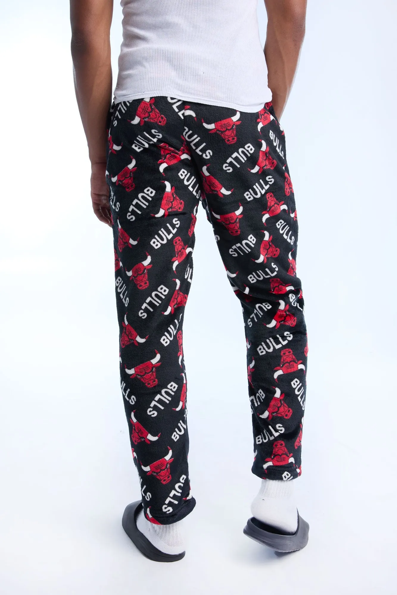 NBA Chicago Bulls Plush Pajama Pants sold by Bluenotes product image thumbnail 3