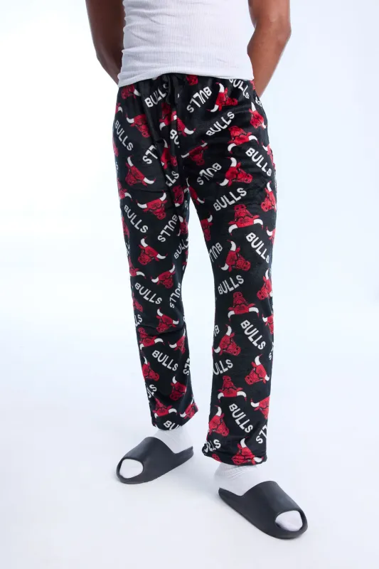 NBA Chicago Bulls Plush Pajama Pants sold by Bluenotes