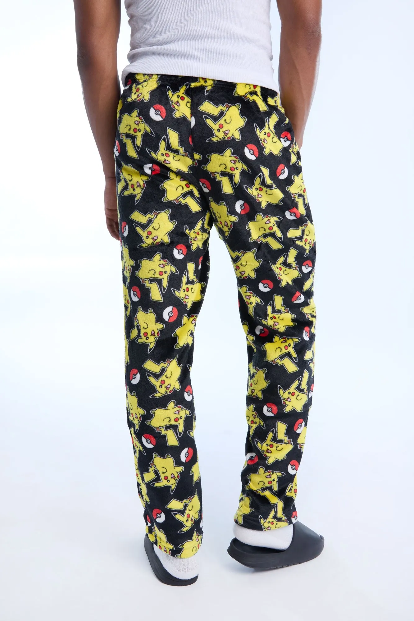 Pokémon Pikachu Plush Pajama Pants sold by Bluenotes product image thumbnail 3