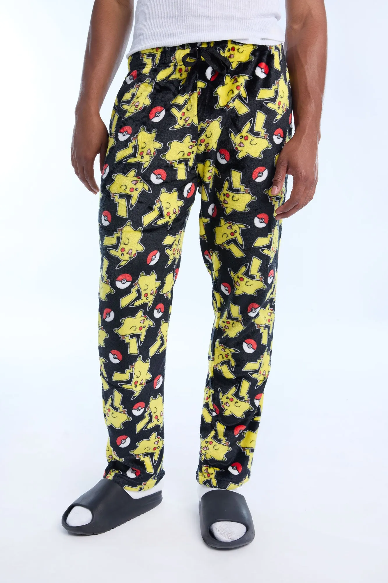 Pokémon Pikachu Plush Pajama Pants sold by Bluenotes