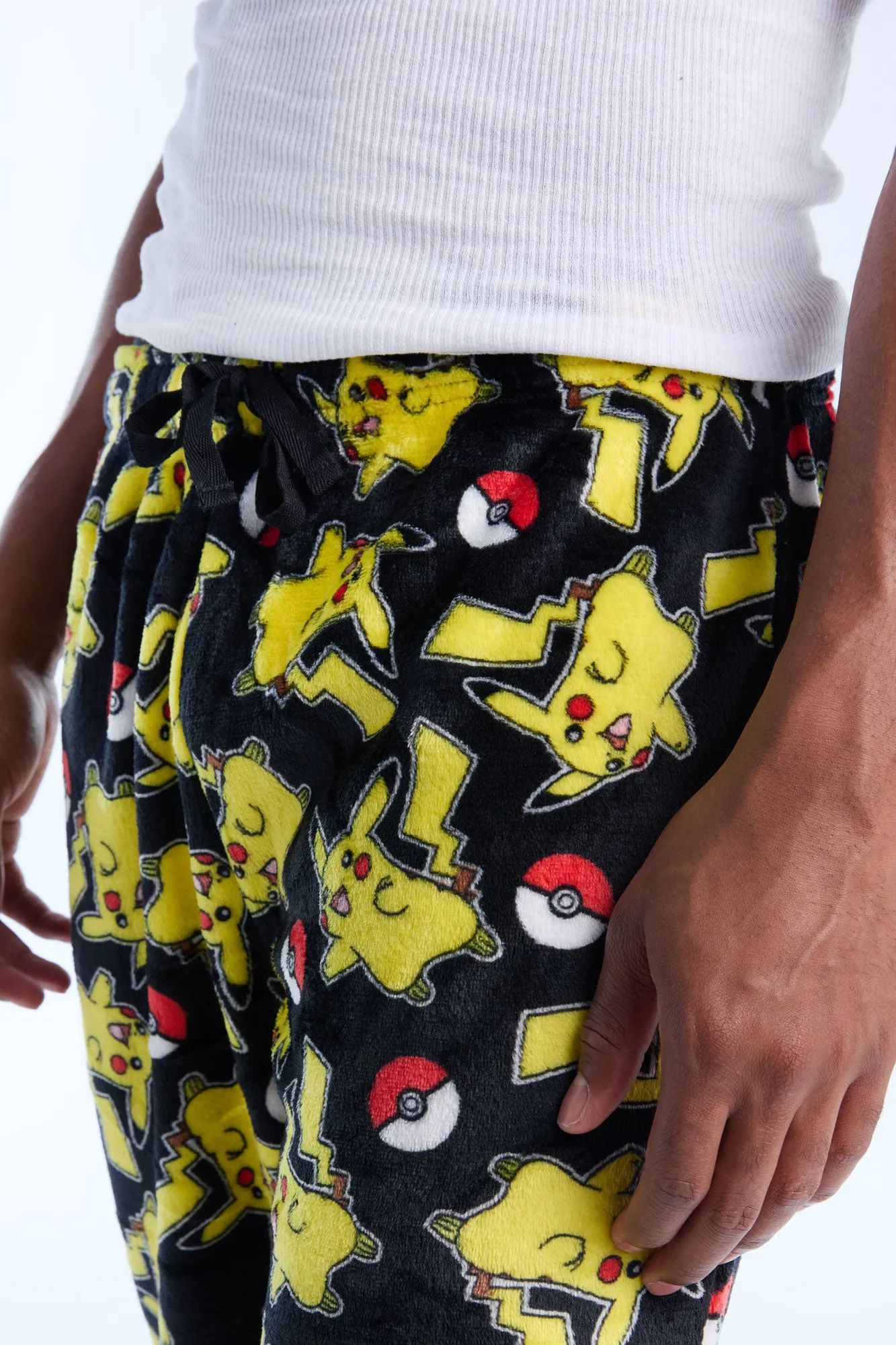 Pokémon Pikachu Plush Pajama Pants sold by Bluenotes product image thumbnail 2