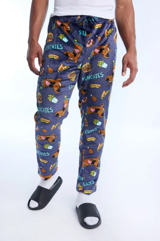 Scooby Snacks Printed Plush Pajama Pants sold by Bluenotes