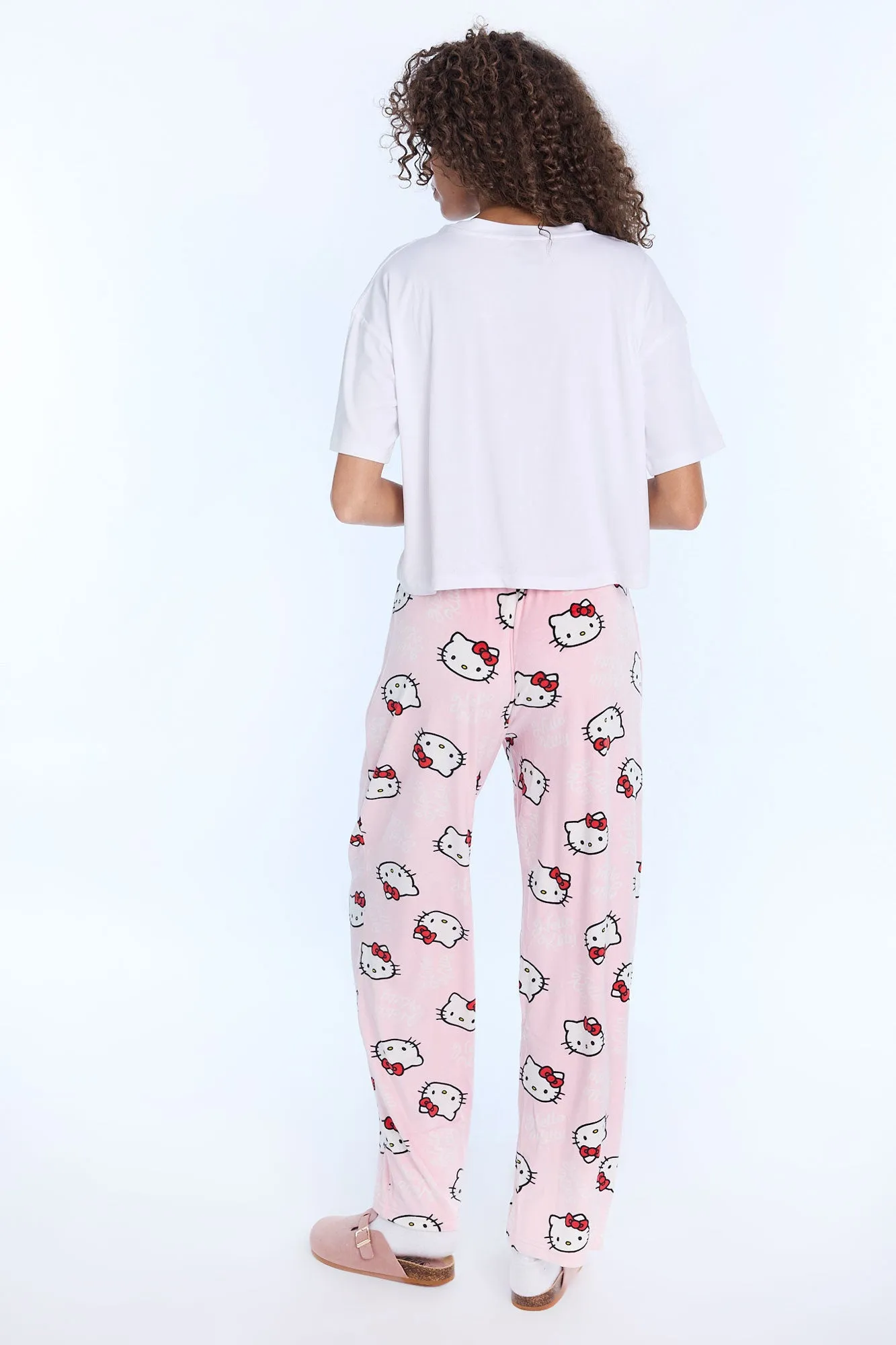 Hello Kitty Pajama Tee & Velour Pants 2-Piece Set sold by Bluenotes product image thumbnail 4
