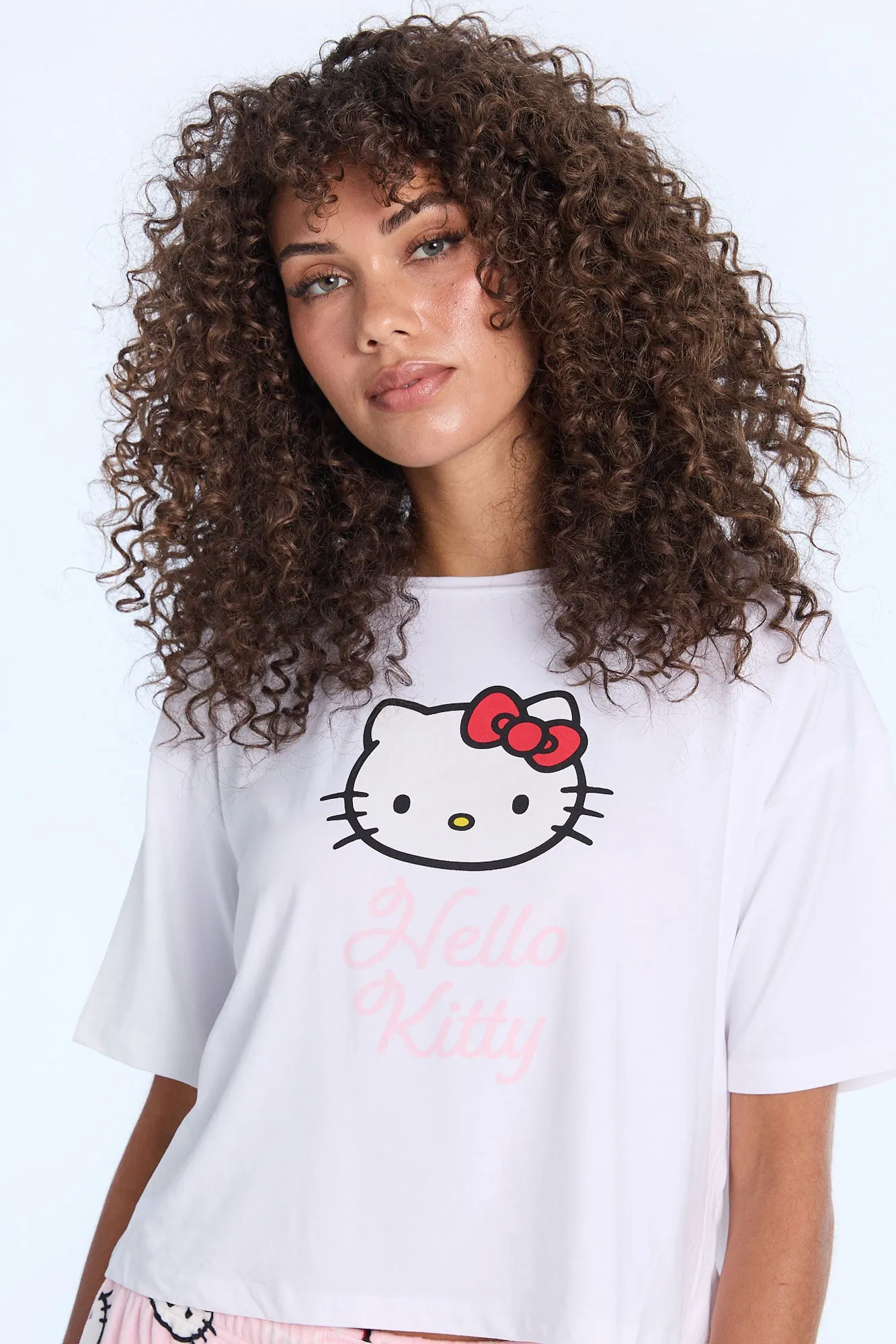 Hello Kitty Pajama Tee & Velour Pants 2-Piece Set sold by Bluenotes product image thumbnail 2