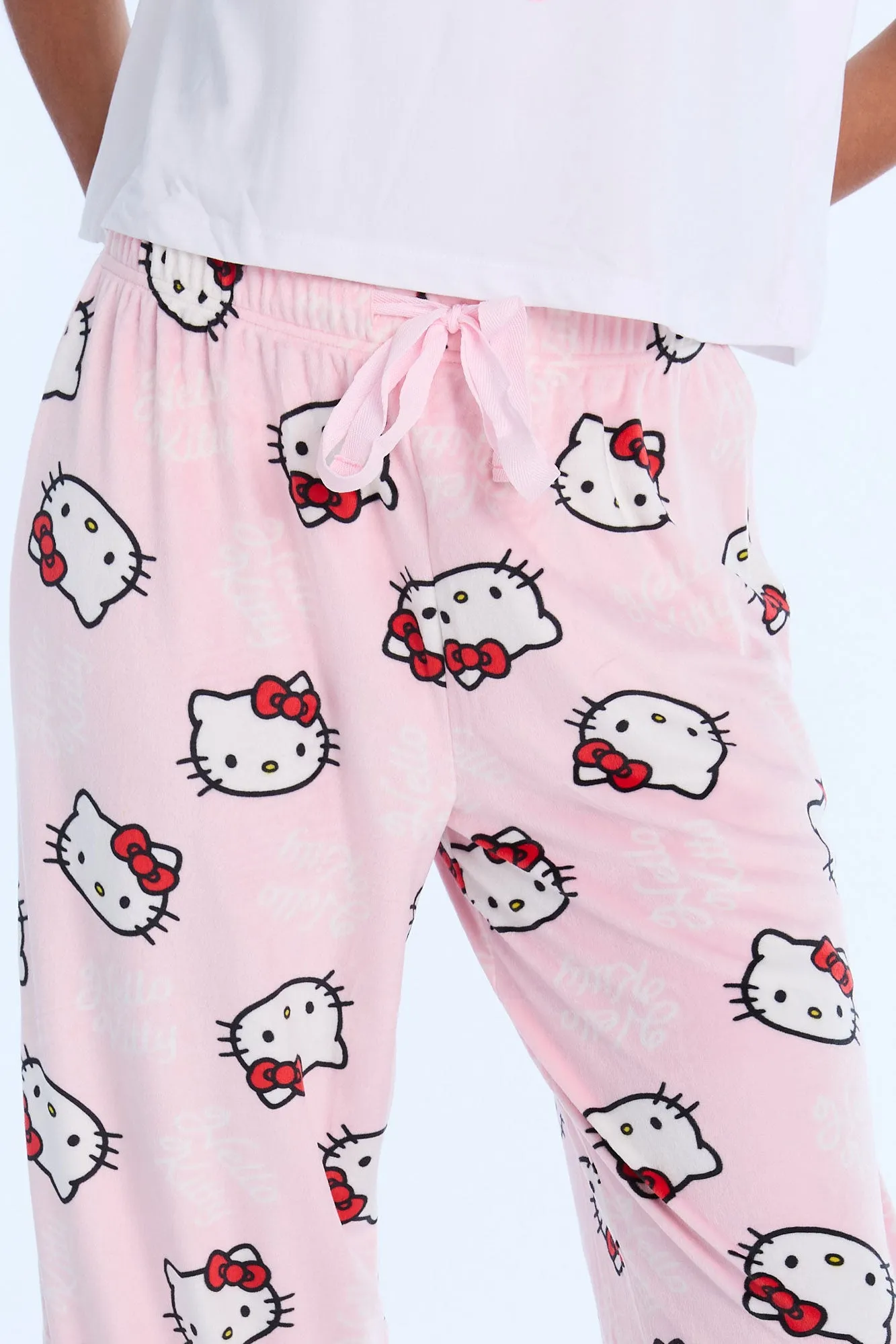 Hello Kitty Pajama Tee & Velour Pants 2-Piece Set sold by Bluenotes product image thumbnail 3