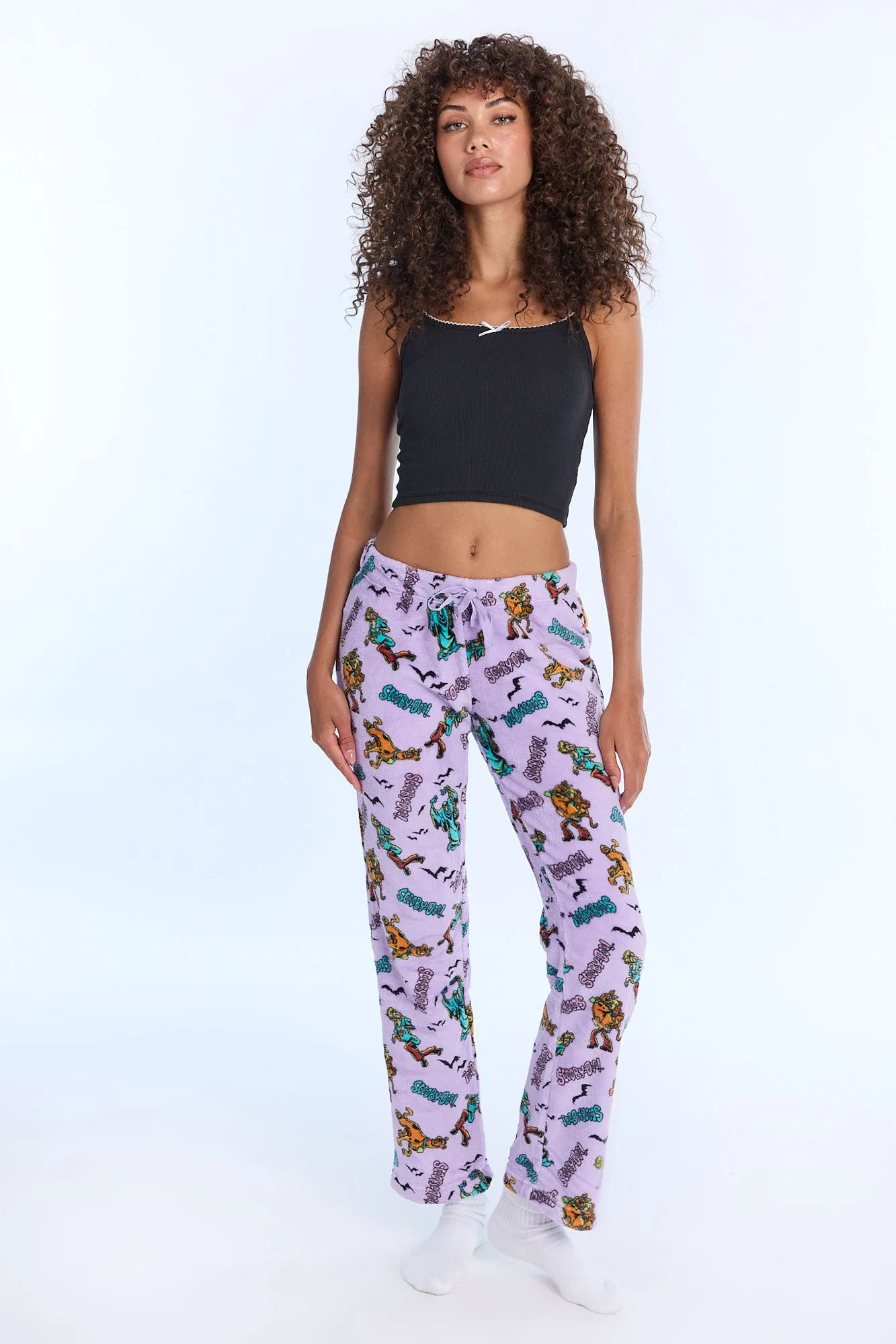 Scooby-Doo Halloween Plush Pajama Pants sold by Bluenotes product image thumbnail 4