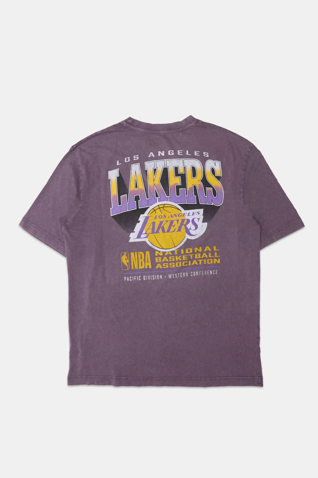 Los Angeles Lakers Gradient Graphic Oversized Tee sold by Bluenotes