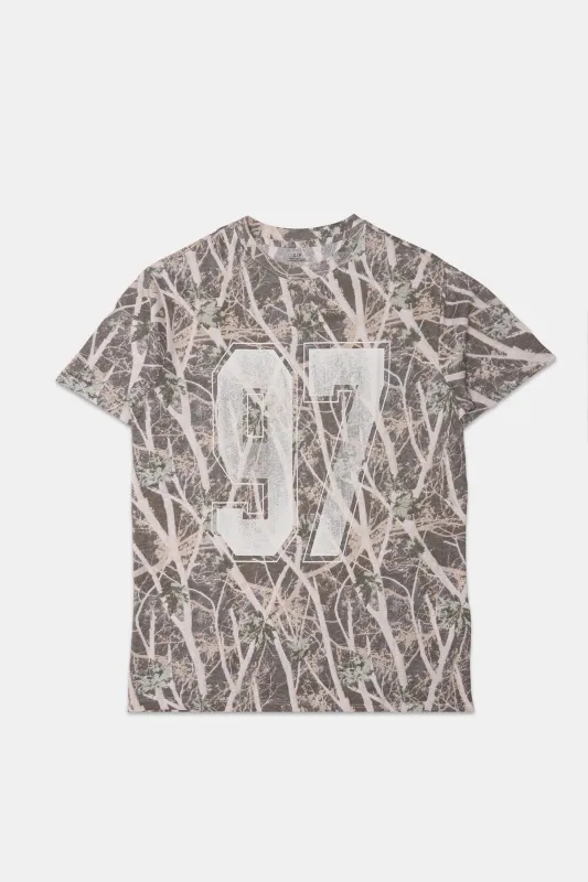 97 Tree Camouflage Graphic Boyfriend Tee sold by Bluenotes