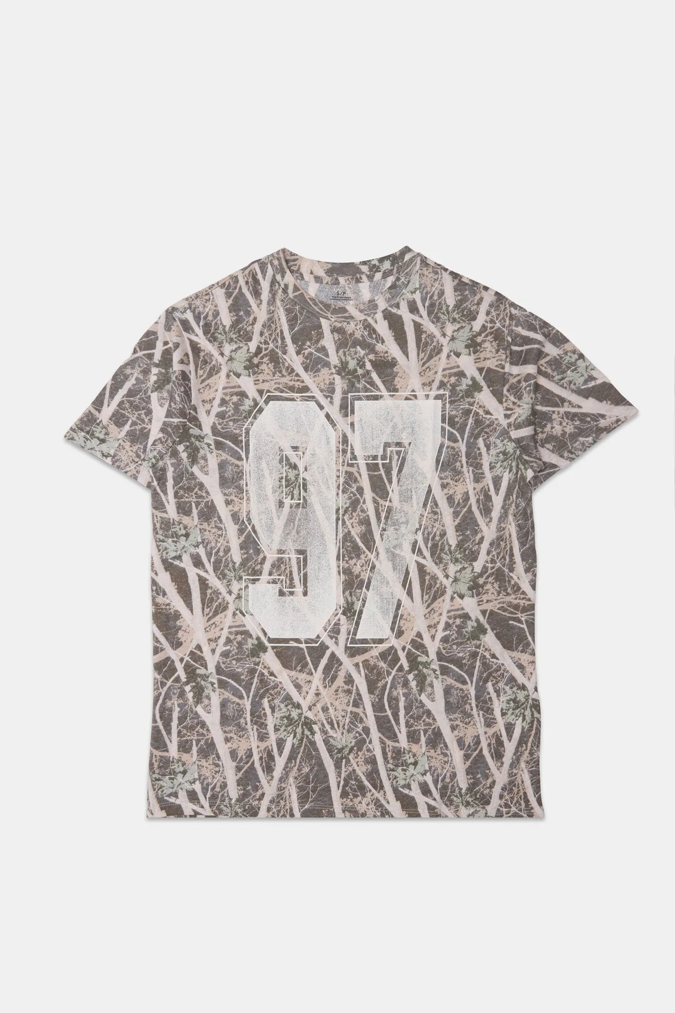 97 Tree Camouflage Graphic Boyfriend Tee sold by Bluenotes