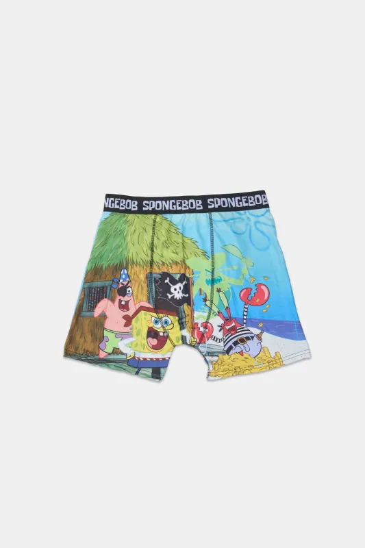 SpongeBob Pirate Beach Printed Boxer Briefs sold by Bluenotes