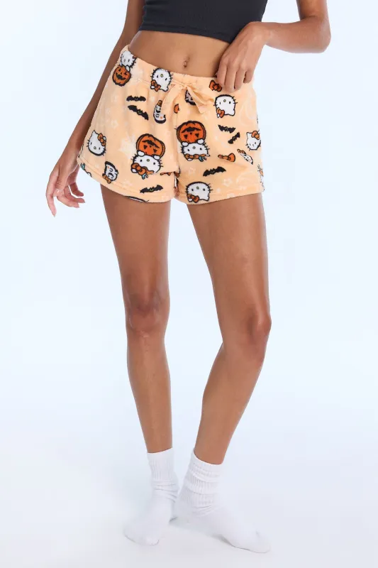 Hello Kitty Ghost Plush Pajama Shorts sold by Bluenotes