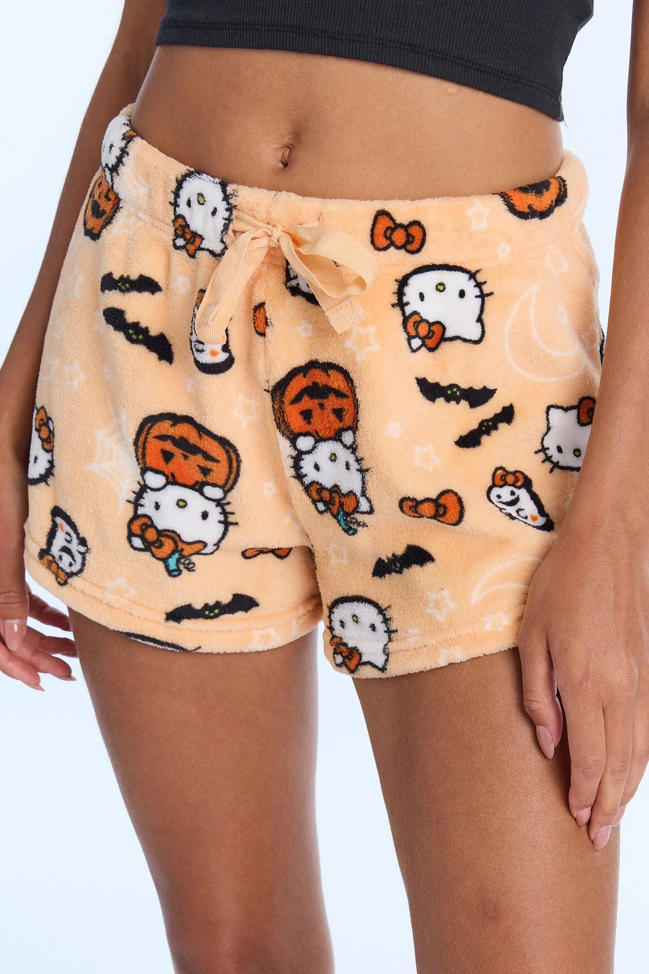 Hello Kitty Ghost Plush Pajama Shorts sold by Bluenotes product image thumbnail 2