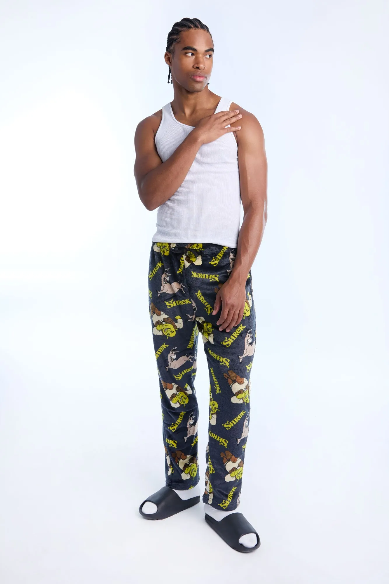 Shrek & Donkey Plush Pajama Pants sold by Bluenotes product image thumbnail 4