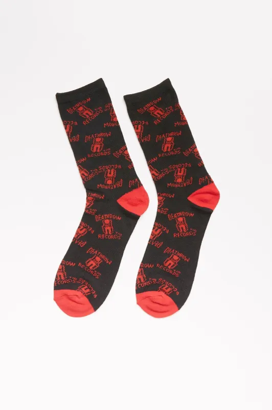 Death Row Records Graphic Crew Socks sold by Bluenotes