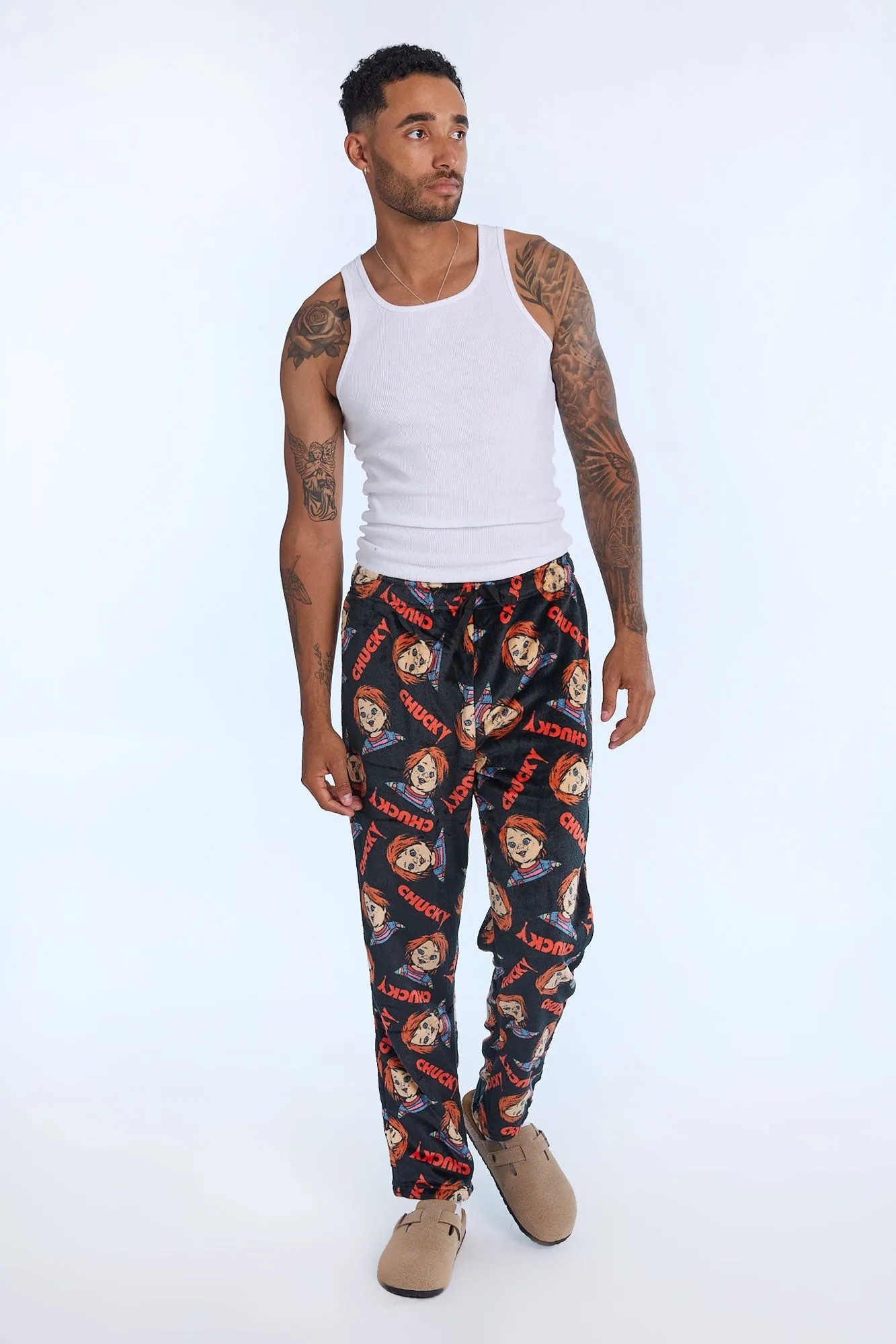 Chucky Plush Pajama Pants sold by Bluenotes product image thumbnail 4