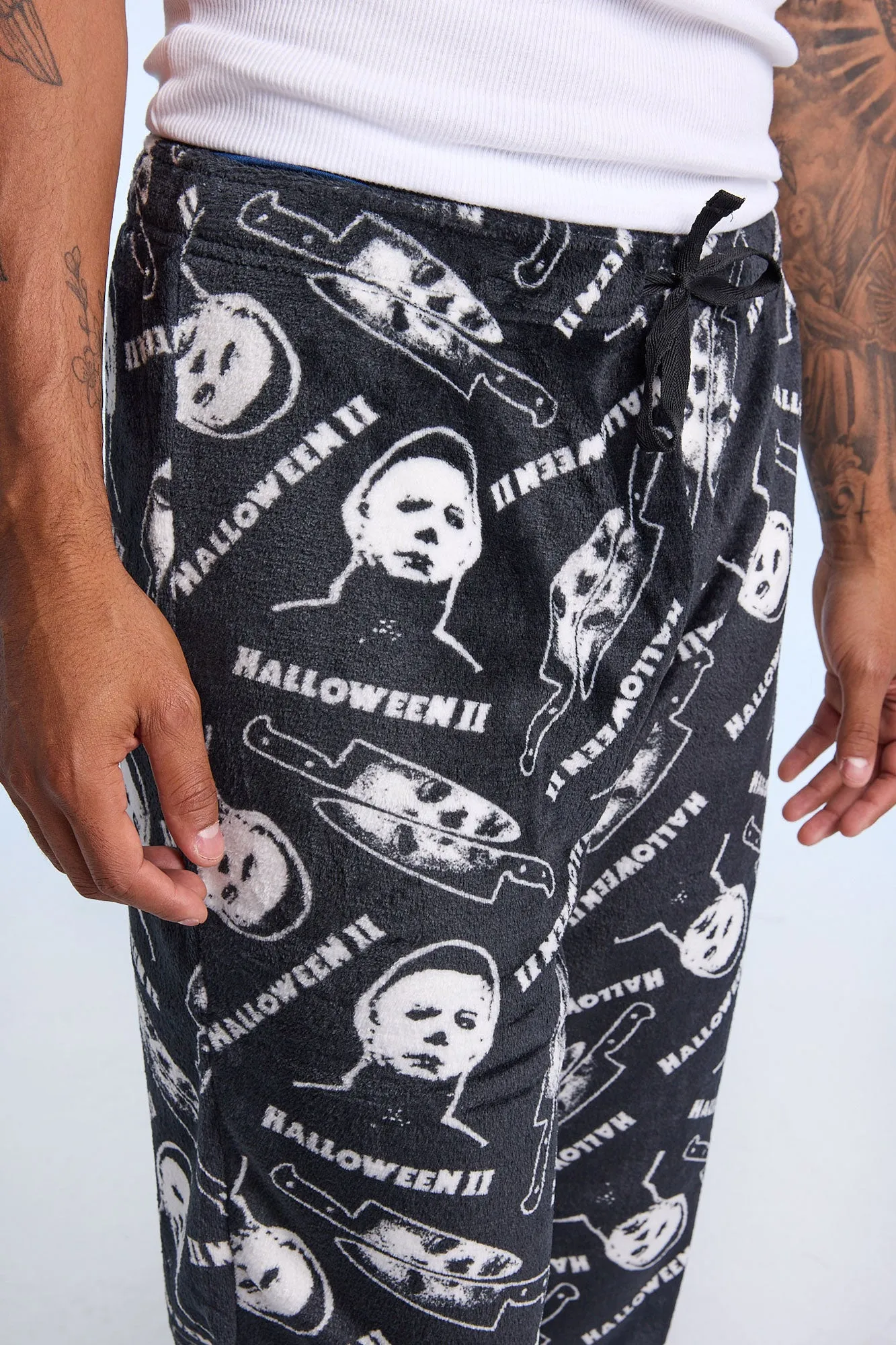 Halloween II Plush Pajama Pants sold by Bluenotes product image thumbnail 2