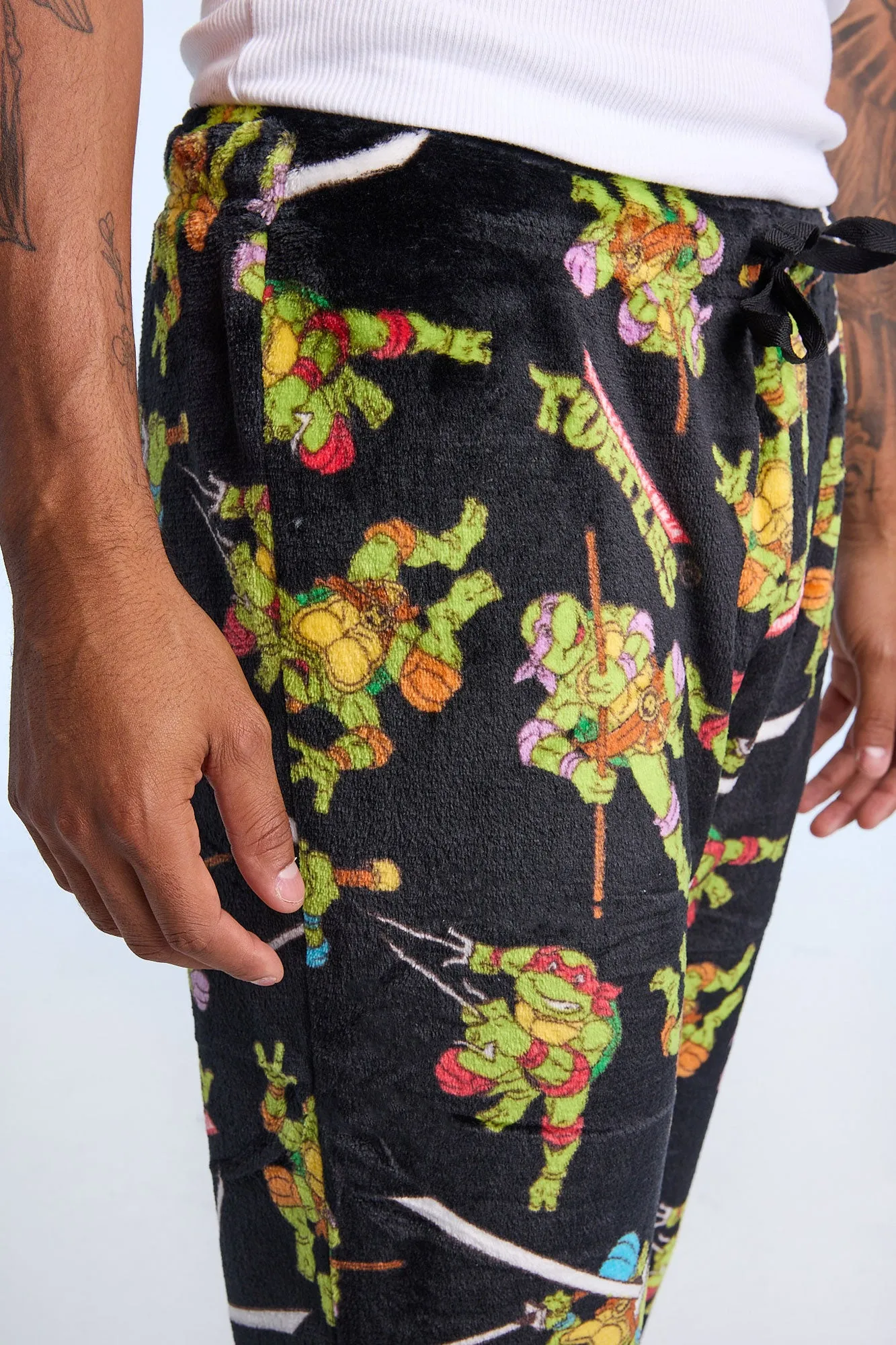 Teenage Mutant Ninja Turtles Sword Plush Pajama Pants sold by Bluenotes product image thumbnail 2