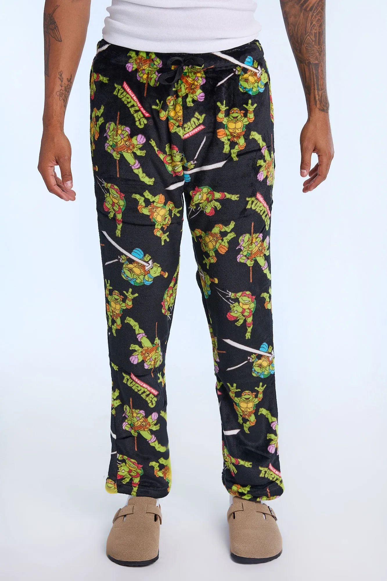 Teenage Mutant Ninja Turtles Sword Plush Pajama Pants sold by Bluenotes