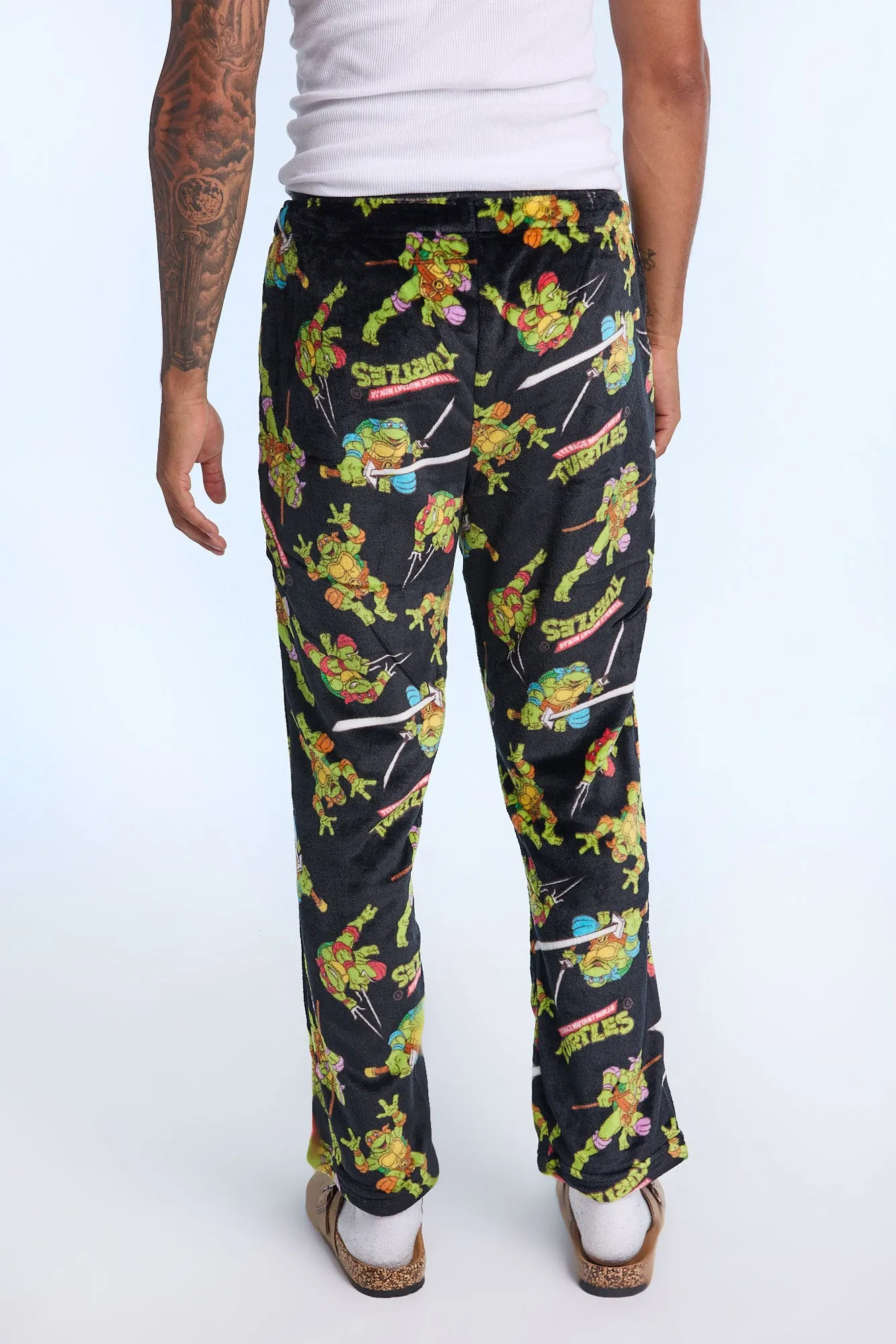 Teenage Mutant Ninja Turtles Sword Plush Pajama Pants sold by Bluenotes product image thumbnail 3