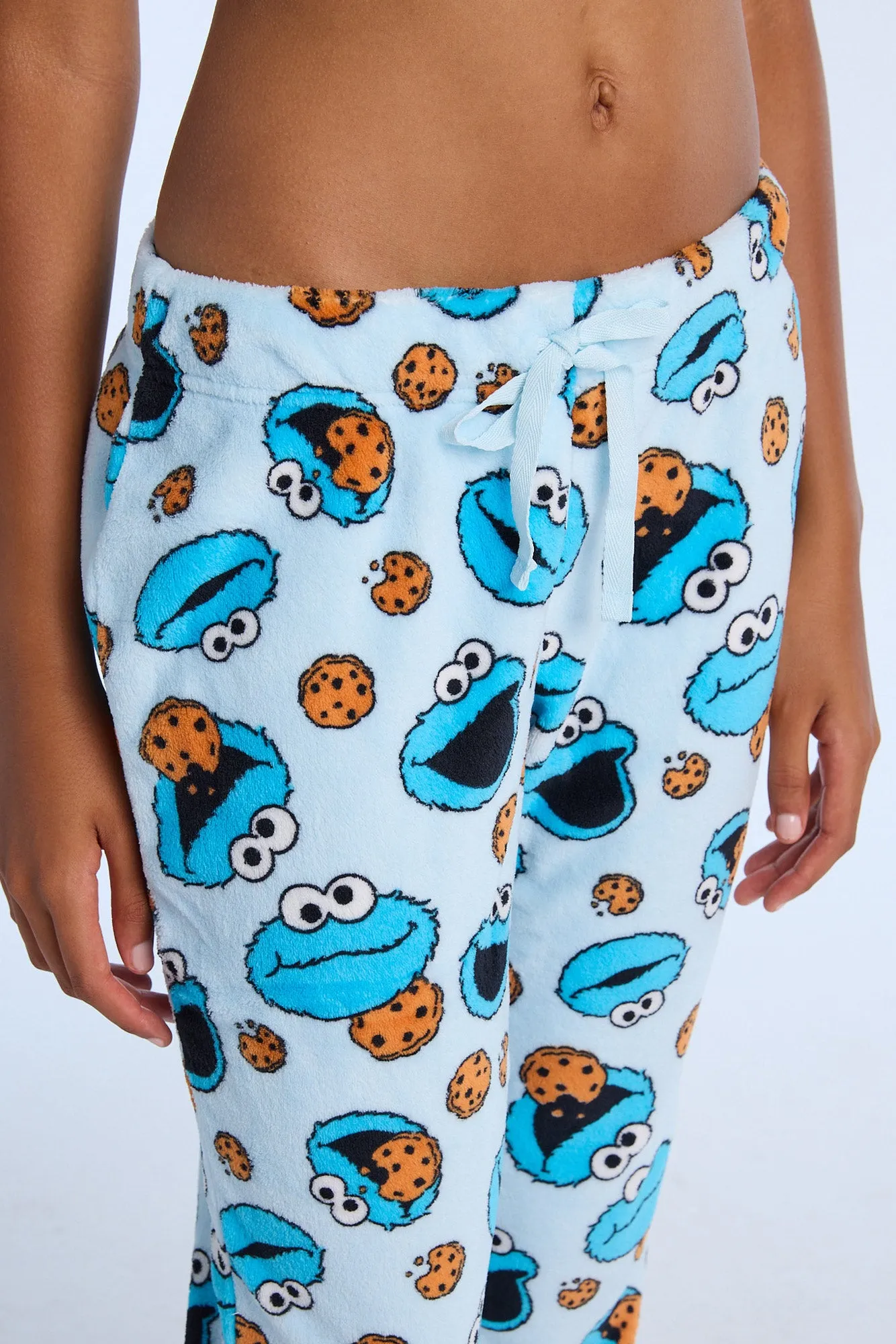 Sesame Street Cookie Monster Plush Pajama Pants sold by Bluenotes product image thumbnail 2