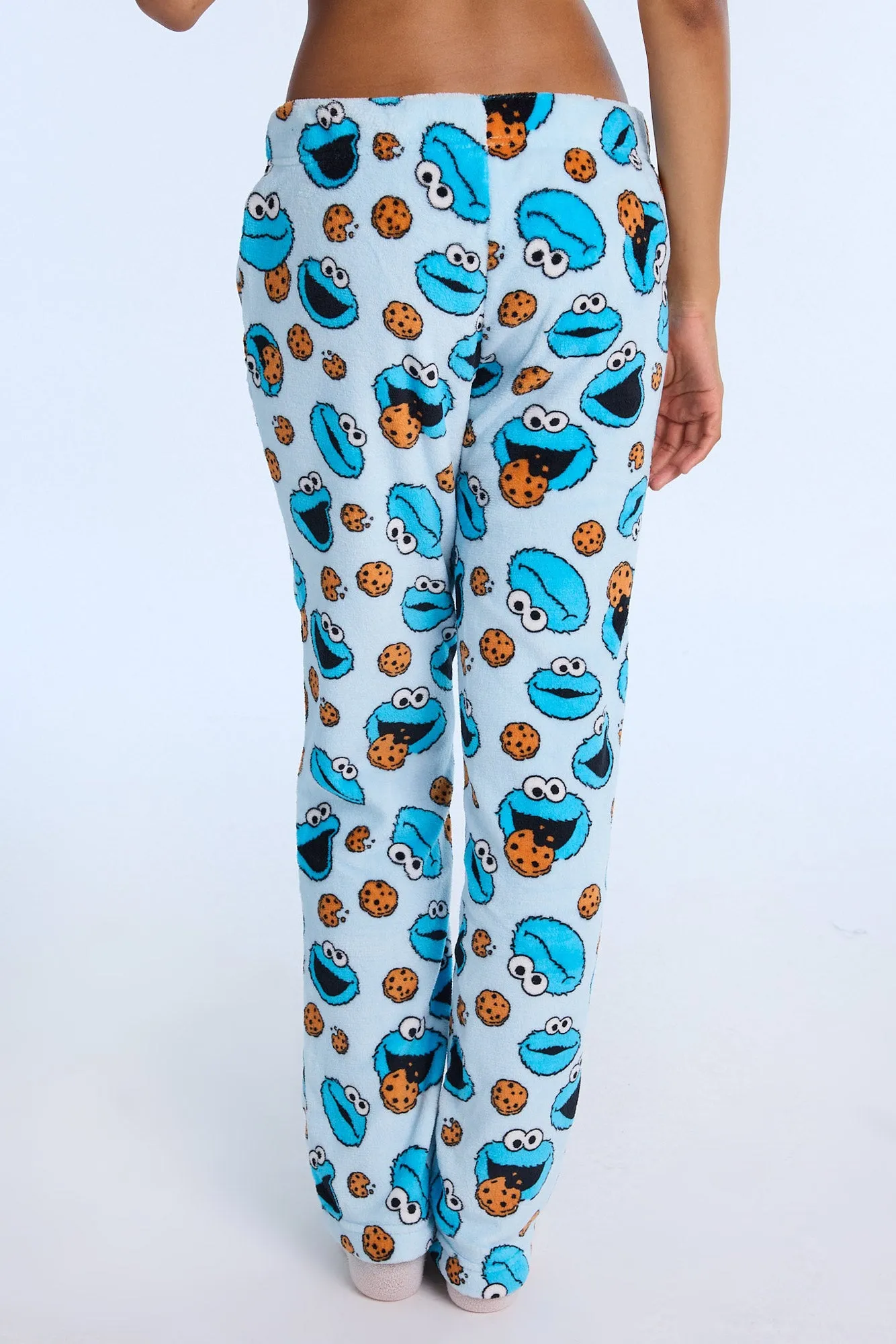 Sesame Street Cookie Monster Plush Pajama Pants sold by Bluenotes product image thumbnail 3