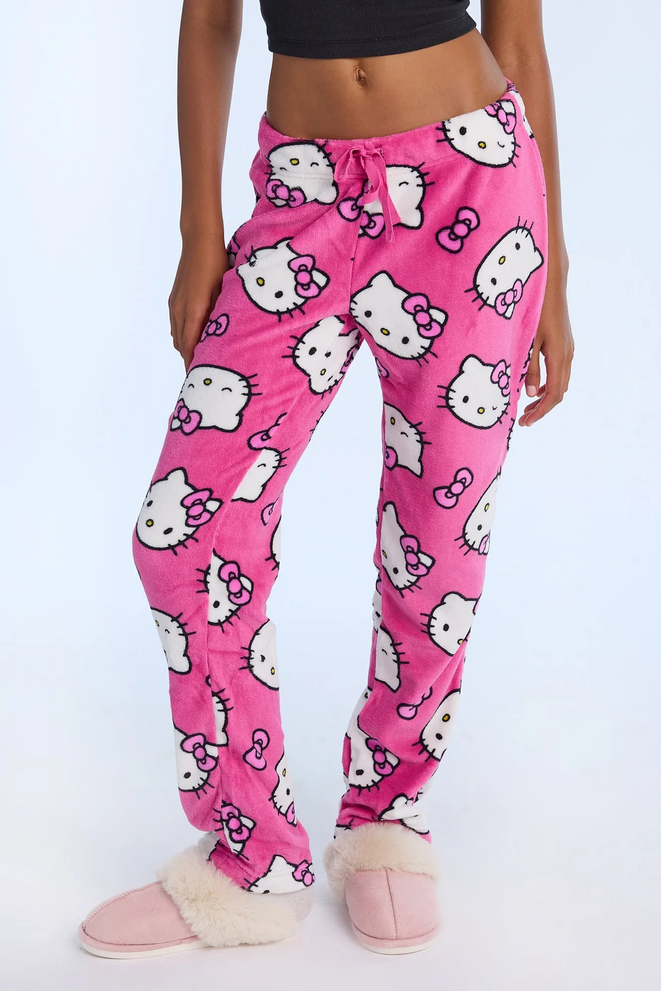 Hello Kitty Bow Plush Pajama Pants sold by Bluenotes