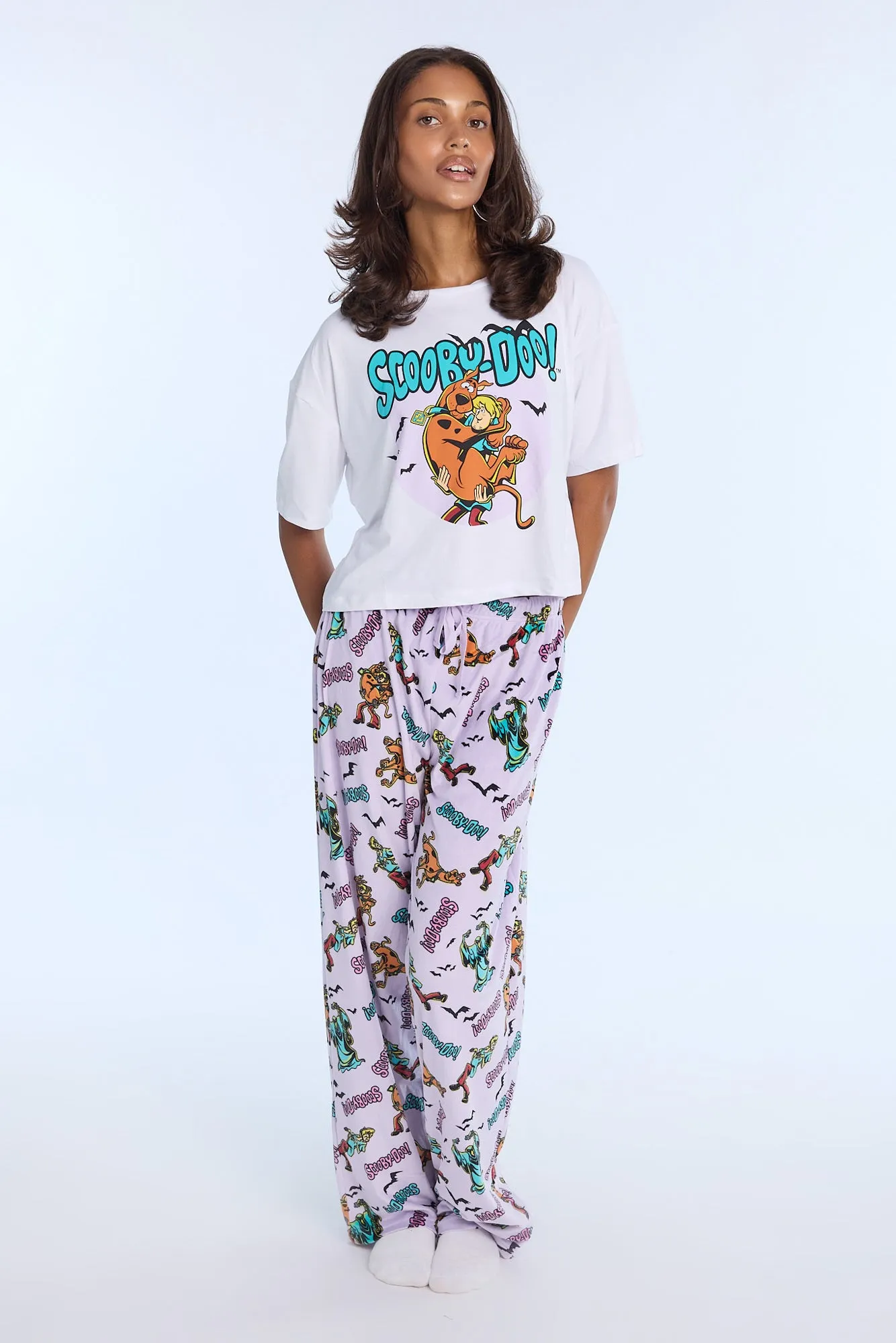 Scooby-Doo Velour Pajama Tee & Pants 2-Piece Set sold by Bluenotes