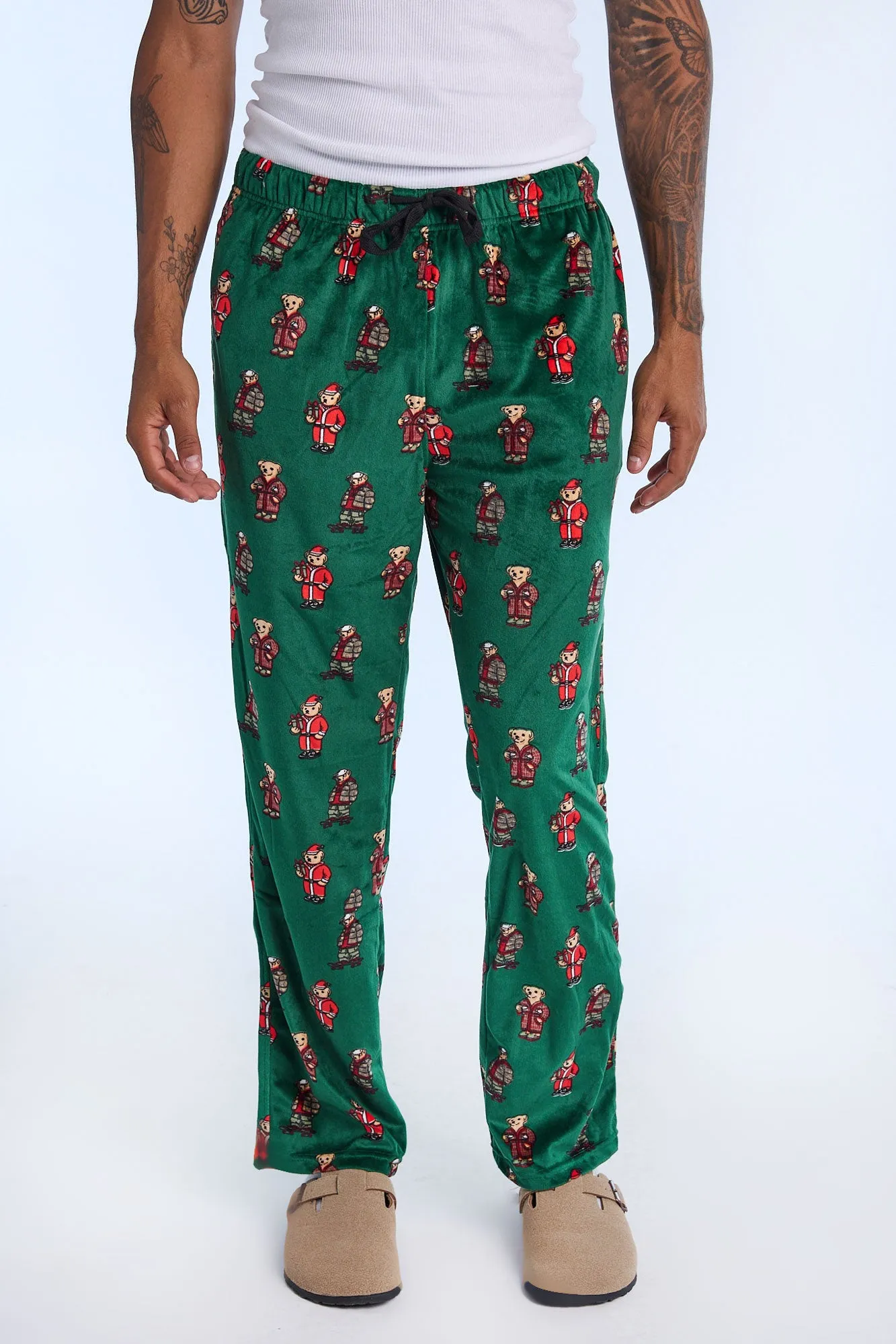 Holiday Bear Plush Pajama Pants sold by Bluenotes