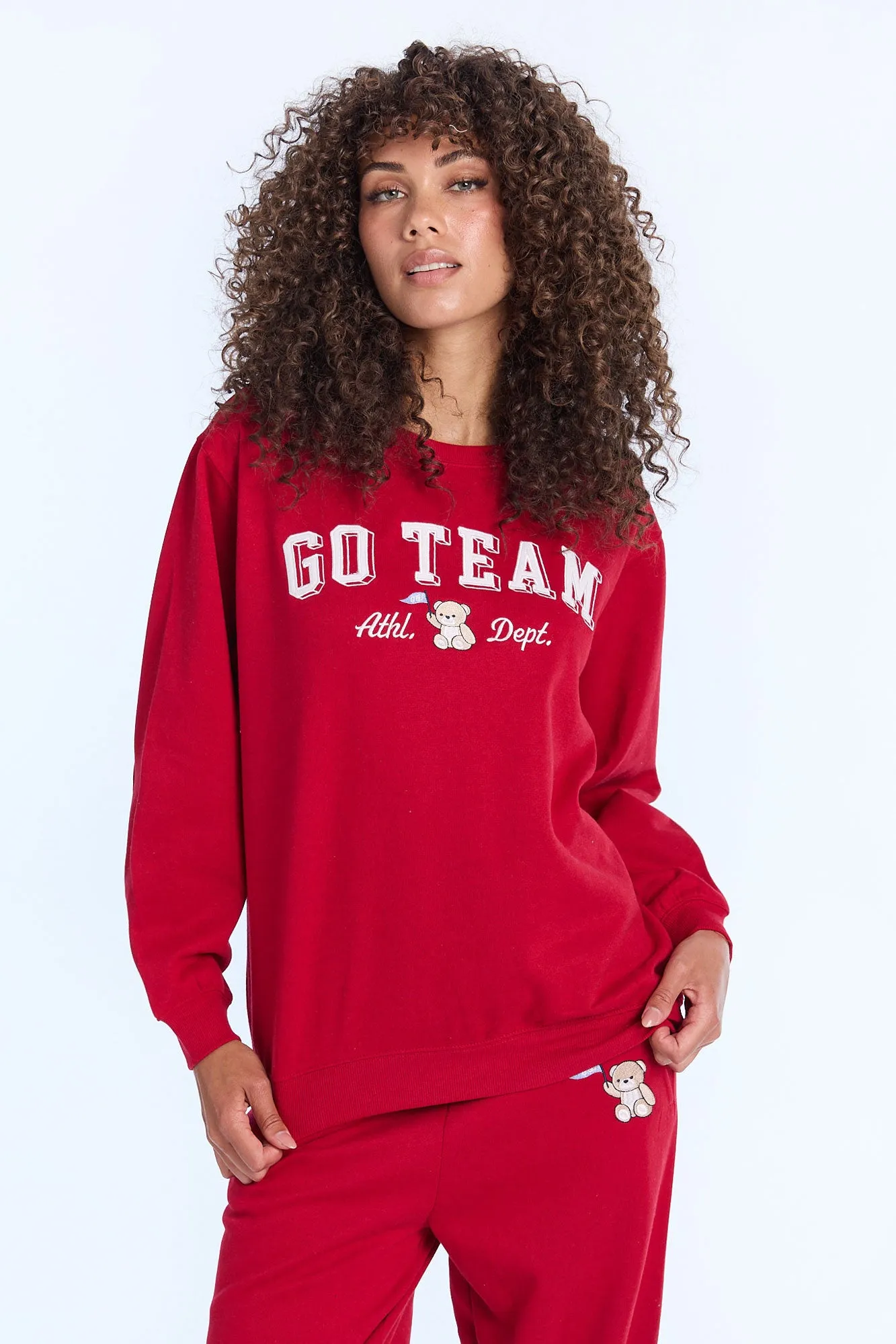 AERO Graphic Oversized Crew Neck Sweatshirt sold by Bluenotes