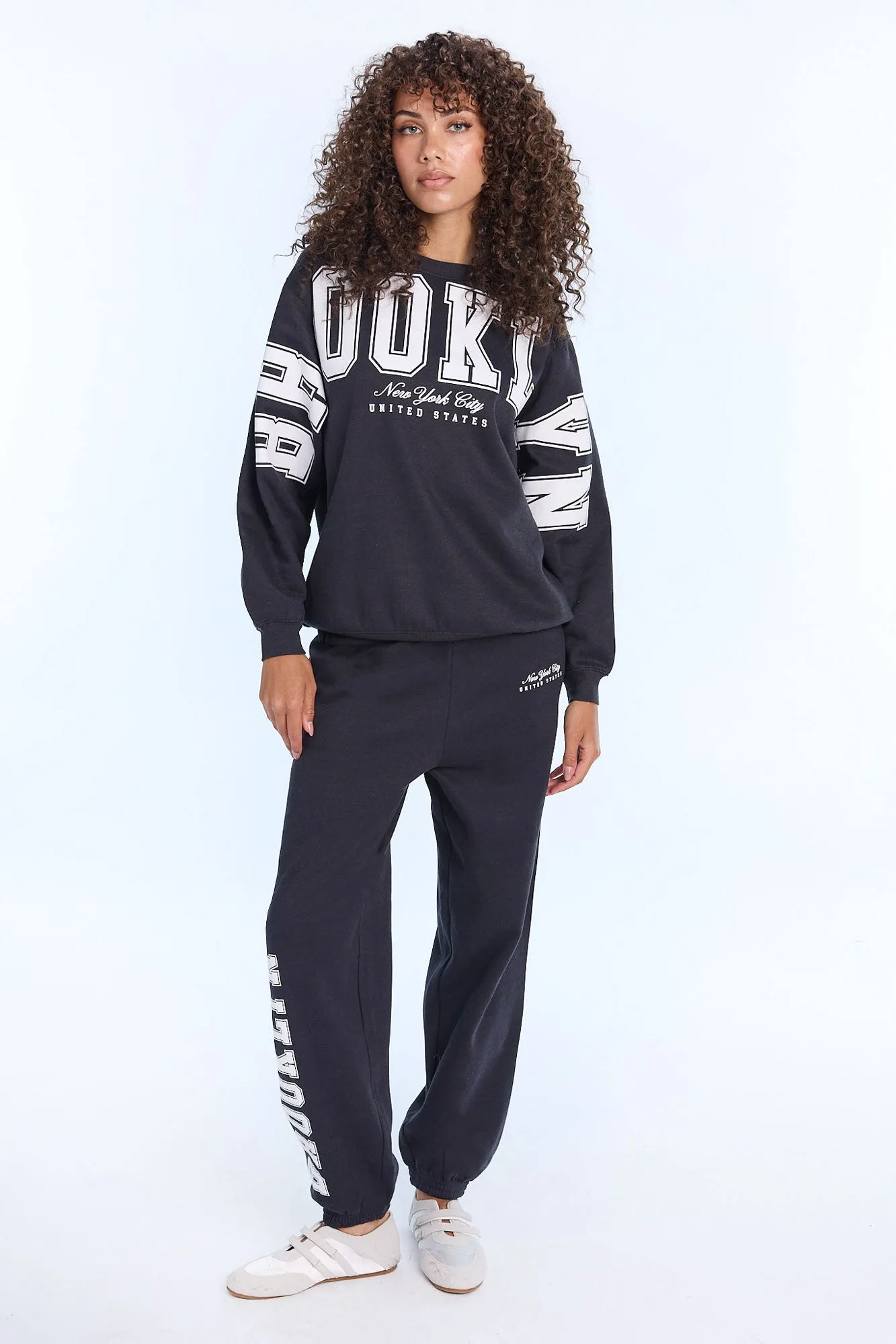 AERO Graphic Oversized Crew Neck Sweatshirt sold by Bluenotes product image thumbnail 5