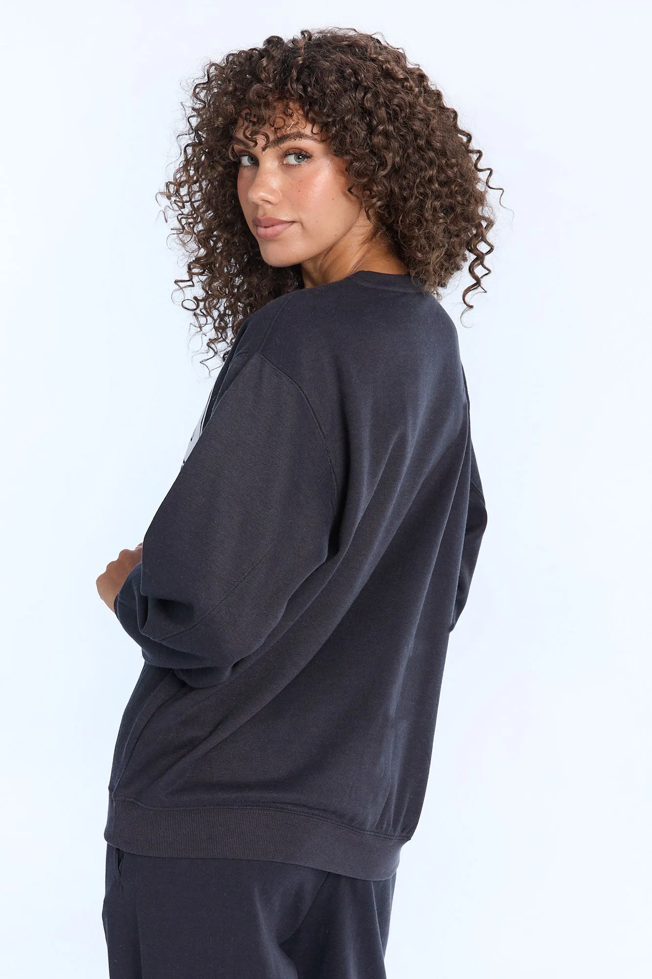 AERO Graphic Oversized Crew Neck Sweatshirt sold by Bluenotes product image thumbnail 4