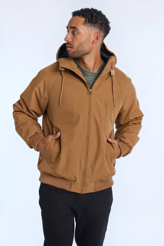 North Western Hooded Raglan Bomber Jacket sold by Bluenotes