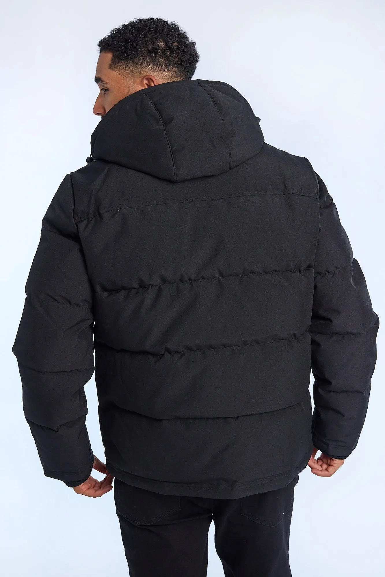 North Western Hooded Puffer Jacket sold by Bluenotes product image thumbnail 4